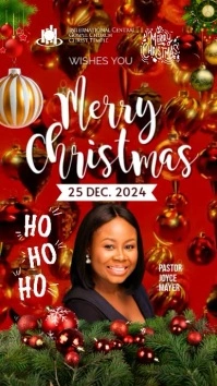 Christmas Sale Ecrã digital (9:16) template