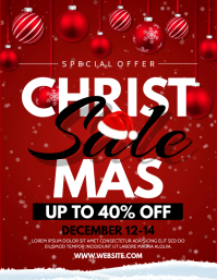 CHRISTMAS SALE Flyer (US Letter) template