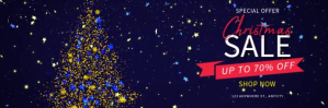 Christmas Sale Twitter-header template