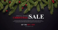Christmas Sale Couverture d'événement Facebook template