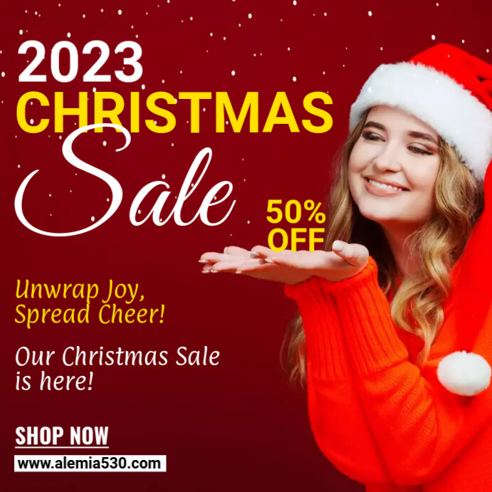 Christmas Sale Template PosterMyWall