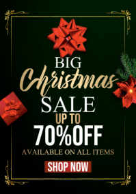 Christmas Sale A2 template