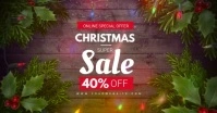 christmas sale Facebook Shared Image template