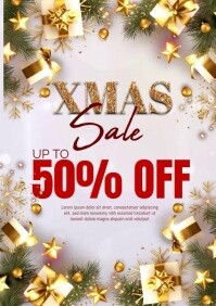 christmas sale A1 template