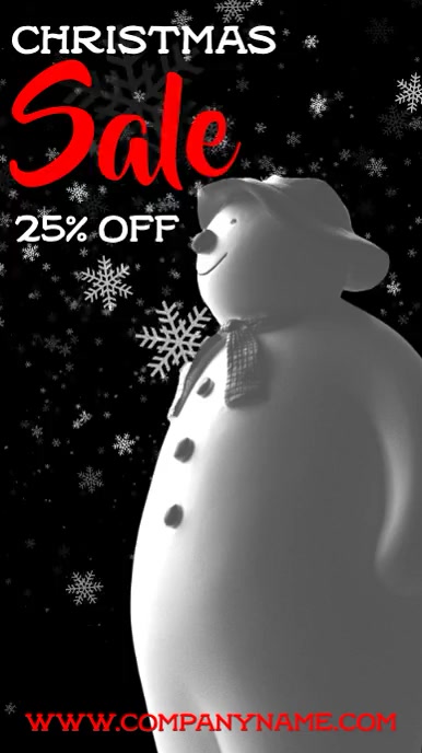Christmas Sale Digital Template