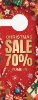christmas sale door hanger template