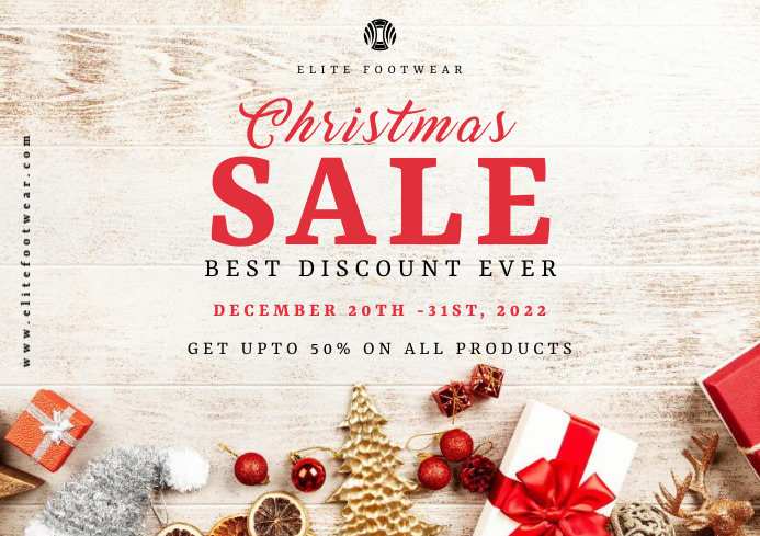 Christmas sale flyer Template | PosterMyWall