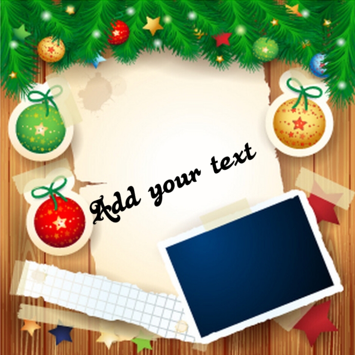 Christmas sale flyer template design Instagram Post