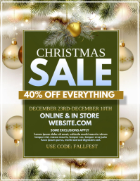 customizable design templates for christmas retail flyer postermywall christmas sale flyer retail