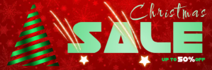 Christmas sale free email header template Intestazione e-mail