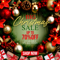 Christmas Sale Instagram Post Instagram-bericht template