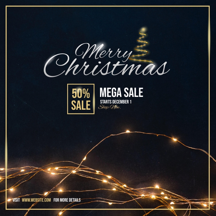 Copy of Christmas Sale Instagram Post | PosterMyWall