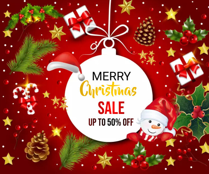 Copy of Christmas Sale Large Rectangle | PosterMyWall
