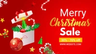 Christmas Sale off 30% Pos Twitter template