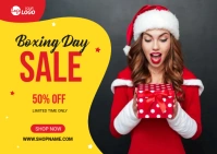 Boxing Day Sale Offer Banner Ikhadi leposi template