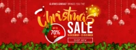 Christmas Sale Offer Facebook Cover template
