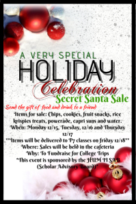 christmas charity poster