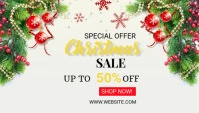 Christmas Sale Special Ads Header ng Blog template