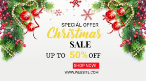 Christmas Sale Special Ads Twitter post Twitter-opslag template