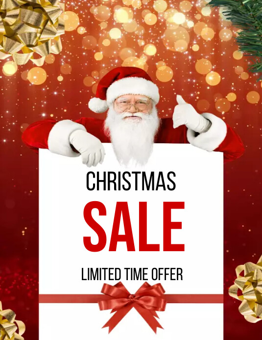 Christmas Sale Special Offer Flyer Template PosterMyWall