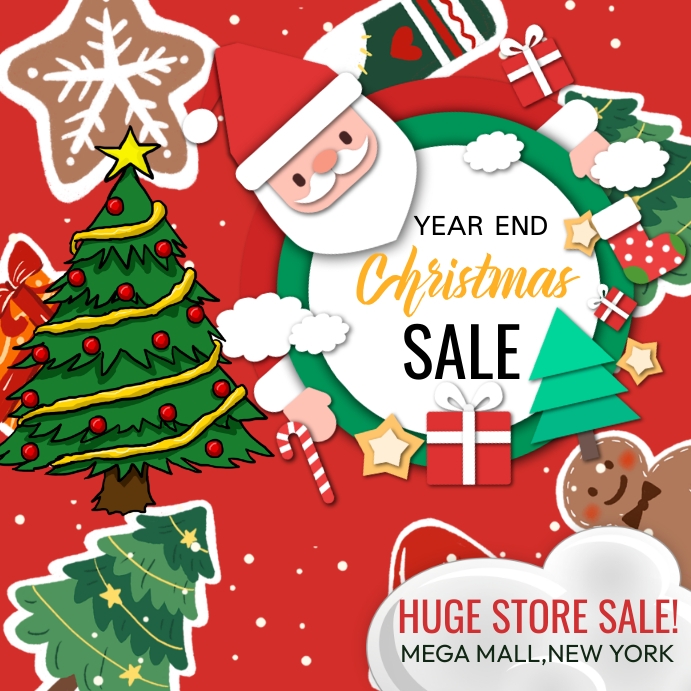Copy of Christmas sale template | PosterMyWall
