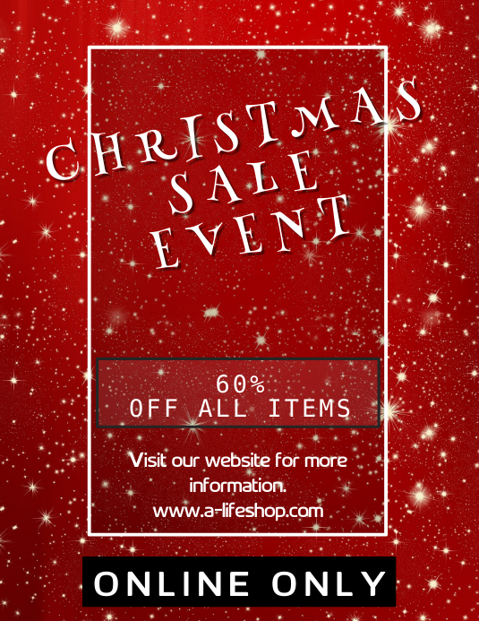 Christmas Sale Template PosterMyWall