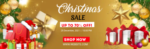 Christmas Sale Twitter Header Twitter-header template