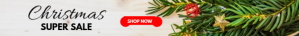 Christmas Sale Web Banner Template Leaderboard
