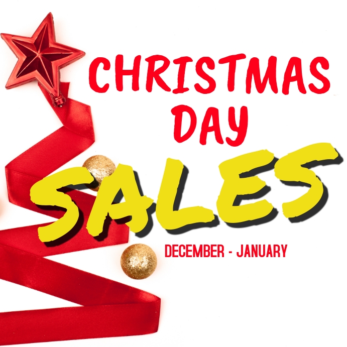 christmas sales Template PosterMyWall
