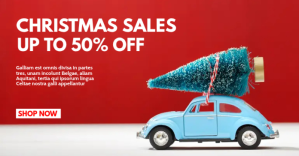 christmas sales facebook post advertisement r Facebook-annonce template