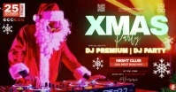 christmas santa party Imagen Compartida en Facebook template