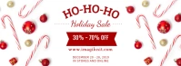 Christmas Santa Sale Offer Banner Facebook-Cover template