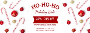 Blanco Holiday Sale Facebook-coverfoto Template