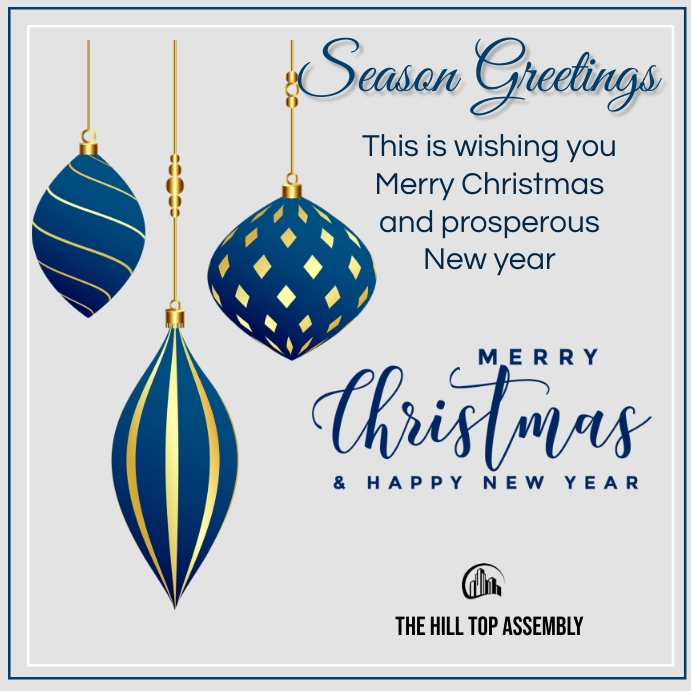 christmas season greetings Template PosterMyWall