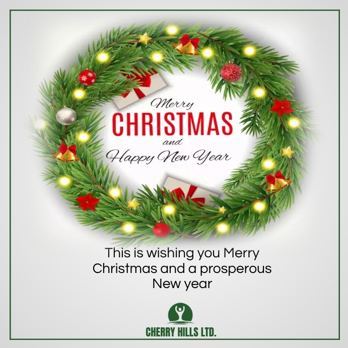 Christmas season greetings Template PosterMyWall