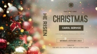 Christmas service Presentation (16:9) template