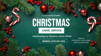 Christmas service Presentation (16:9) template