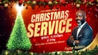 Christmas Service Digital Display (16:9) template