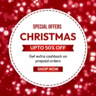 Christmas Special Offer Post Instagram template