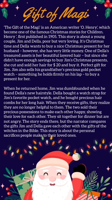 christmas story Template | PosterMyWall