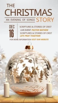 Christmas story Instagram story video template