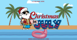 Christmas Template auf Facebook geteiltes Bild