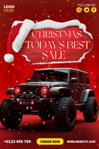Christmas Today’s Best Sale Poster template