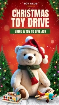 christmas toy drive Indaba yaku-Instagram template