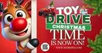 CHRISTMAS TOY DRIVE Facebook Shared Image template