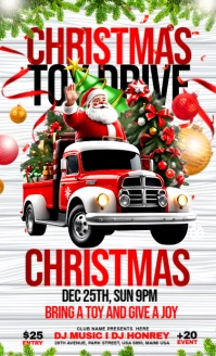CHRISTMAS TOY DRIVE Format US Legal template