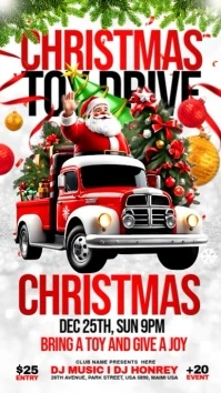 CHRISTMAS TOY DRIVE Indaba yaku-Instagram template