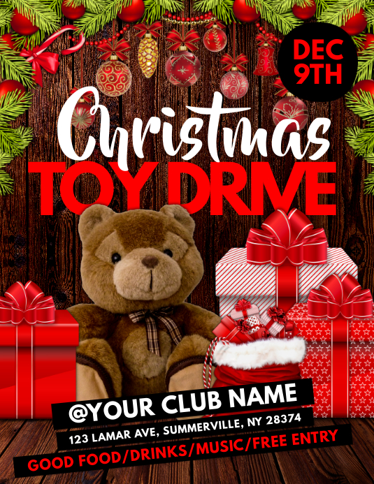 Toy Drive Template