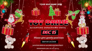 Christmas toys 4 tots Digitalt display (16:9) template