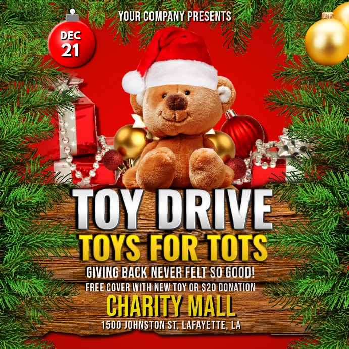 Toys For Tots Flyer Template Toys For Tots Flyer Template